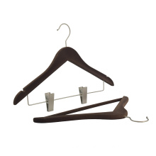 Wholesale Luxury Flocking Boutique Custom LOGO Velvet Coat Clothes hangers For Hotel